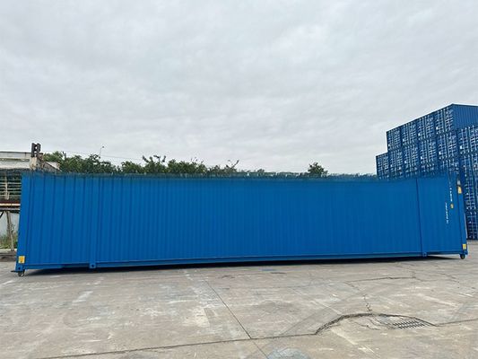 108 CBM χωρητικότητα Διπλή πόρτα 6mm χάλυβα πάτωμα 2591mm πλάτος ρυμουλκούμενο και σιδηροδρομική οδός 53ft μήκος 53 πόδια εμπορευματοκιβώτιο