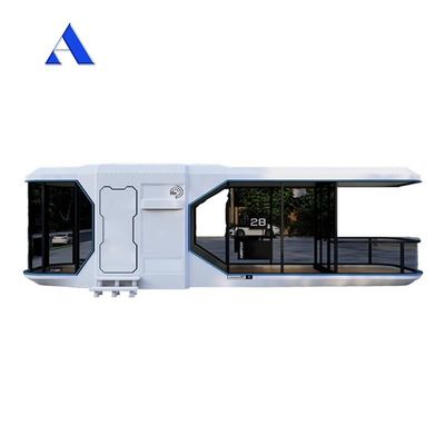 2024 Prefab Luxury Modular Modern Apple Cabin Space Capsule Container House Maison Capsule Spatiale για το Mgo Board και το δάπεδο PVC