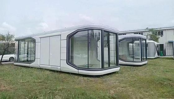 2024 Prefab Luxury Modular Modern Apple Cabin Space Capsule Container House Maison Capsule Spatiale για το Mgo Board και το δάπεδο PVC