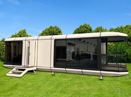 2024 Prefab Luxury Modular Modern Apple Cabin Space Capsule Container House Maison Capsule Spatiale για το Mgo Board και το δάπεδο PVC