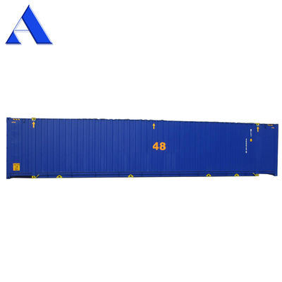 48ft High Cube Dry Cargo Shipping Containers Μέγιστο ακαθάριστο βάρος 30480KGS Επιτρεπόμενο βάρος στοίβωσης 192000KGS Corten Steel