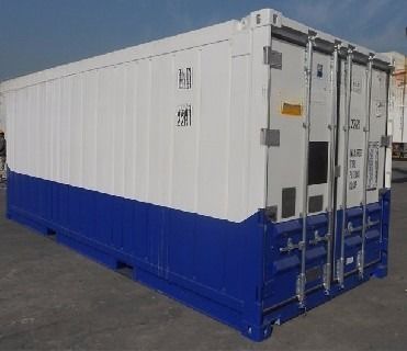 27 CBM Δυνατότητα Θερμοκράτορας Μονάδα ψύξης 20ft Offshore ψυγείο εμπορευματοκιβώτιο με DNV 2.7-1 Πρότυπο και μεταφορέα