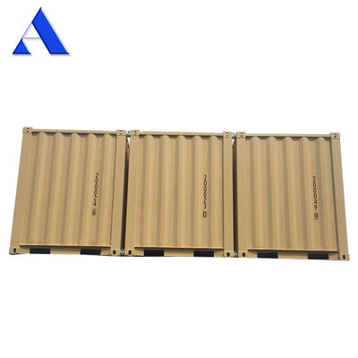 6ft x 8ft Εμπορευματικά κοντέινερ στεγνή αποθήκευση κοντέινερ εξωτερικές διαστάσεις 1960 x 2438 x 2591 mm φορητή αποθήκευση φορτίου