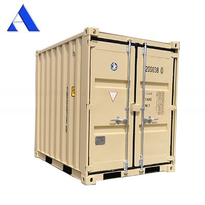 6ft x 8ft Εμπορευματικά κοντέινερ στεγνή αποθήκευση κοντέινερ εξωτερικές διαστάσεις 1960 x 2438 x 2591 mm φορητή αποθήκευση φορτίου