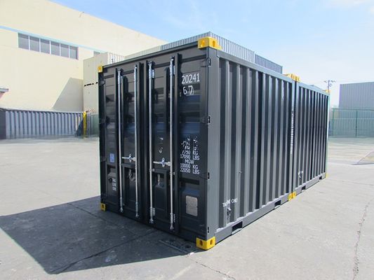 Προσαρμοσμένο λογότυπο / χρώμα 10ft στεγνό κλειστό κουτί Offshore δοχείο για -20 βαθμούς Κελσίου θερμοκρασία σχεδιασμού και DNV 2.7-1 πρότυπο