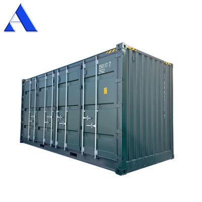 20ft High Cube Side Door Opening Shipping Container με εξατομικευμένο λογότυπο και EPDM Πυροσβεστικό
