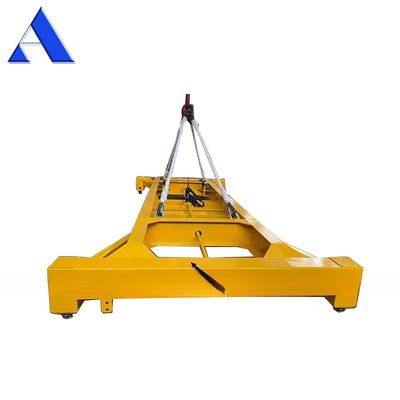 Κατάσταση 42 τόνων ωφέλιμο φορτίο 40ft Shipping Container Spreader ημιαυτόματες δομές ανύψωσης με διάμετρο σλίγκαν 12118 x 2438 mm