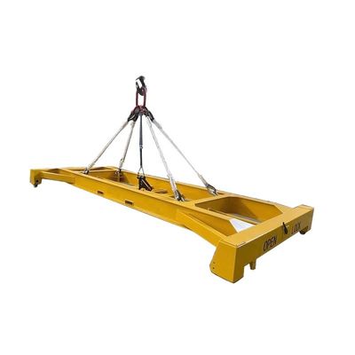 Κατάσταση 42 τόνων ωφέλιμο φορτίο 40ft Shipping Container Spreader ημιαυτόματες δομές ανύψωσης με διάμετρο σλίγκαν 12118 x 2438 mm
