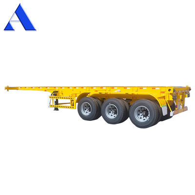12R22.5 Linglong Tire 2 Axle 40ft 20ft Shipping Chassis με Gooseneck Skeleton Truck Frame Semi-Trailer Container (Σκελετό φορτηγού)