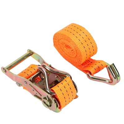 3-10m μήκος Double J Hook Polyester ανασυρόμενο κλειδί για αντικατάσταση / επισκευή σκοπός Tie Down Strap