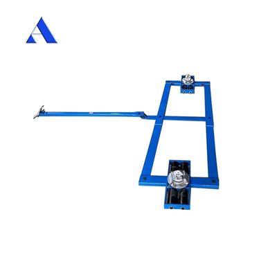 16 τόνων 32 τόνων Steel Roll Trolley Shipping Container Moving Dolly με δομή τριών τροχών και προσαρμόσιμη υποστήριξη OEM
