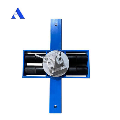 16 τόνων 32 τόνων Steel Roll Trolley Shipping Container Moving Dolly με δομή τριών τροχών και προσαρμόσιμη υποστήριξη OEM