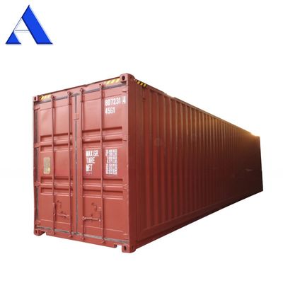 40 πόδια Πτέρυγα Flying Open Side Door Shipping Container με ηλεκτρικό υδραυλικό κύλινδρο CSC πλάκα και 76,4 CBM χωρητικότητα