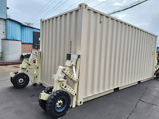 15 τόνων 30 τόνων 4 τεμάχια Καουτσούκ Super Shipping Container Lifting Caster με Twistlock Υπηρεσιακό κτίριο Προγράμματα αναβάθμισης σε γκρι