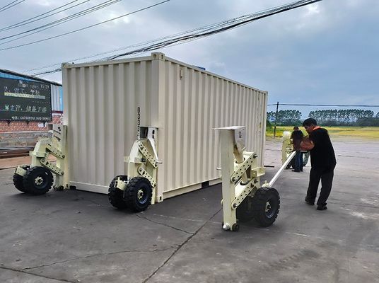 15 τόνων 30 τόνων 4 τεμάχια Καουτσούκ Super Shipping Container Lifting Caster με Twistlock Υπηρεσιακό κτίριο Προγράμματα αναβάθμισης σε γκρι