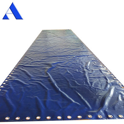1000D*1000D Αριθμός νήματος Καθαρό στυλ Custom Size 650gsm 900gsm 8m ανά 10m Υδρόλυμα PVC καλυμμένο με σανίδα για φορτηγό και ρυμουλκούμενο