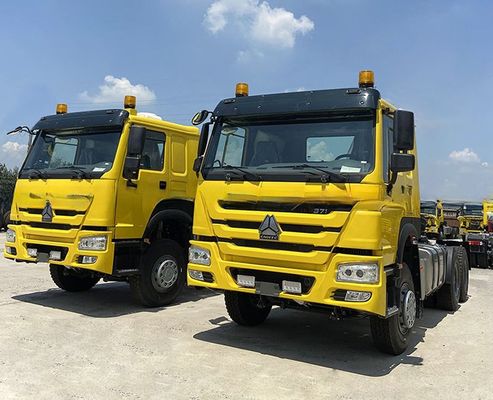 450HP 600L δεξαμενή καυσίμου αριστερό Euro 2 ημιπροσελήντη 6X4 βαρέος φορτηγό τρακτέρ κεφάλι ντίζελ καυσίμου αυτόματο χειροκίνητο κιβώτιο μετάδοσης