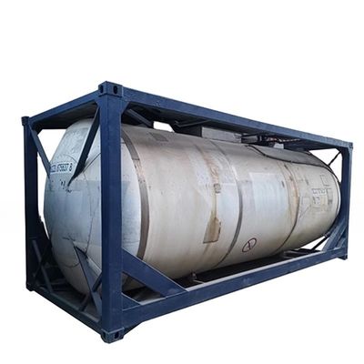 Πιστοποιημένο CSC T11 ISO δεξαμενόπλοιο 21000L έως 26000L για αποθήκευση χημικών προϊόντων από χάλυβα και χάλυβα κορτέν