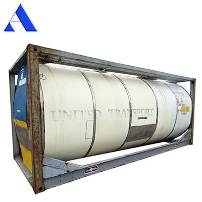 Πιστοποιημένο CSC T11 ISO δεξαμενόπλοιο 21000L έως 26000L για αποθήκευση χημικών προϊόντων από χάλυβα και χάλυβα κορτέν