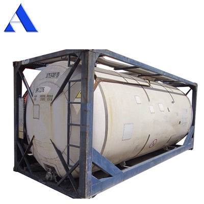 Πιστοποιημένο CSC T11 ISO δεξαμενόπλοιο 21000L έως 26000L για αποθήκευση χημικών προϊόντων από χάλυβα και χάλυβα κορτέν