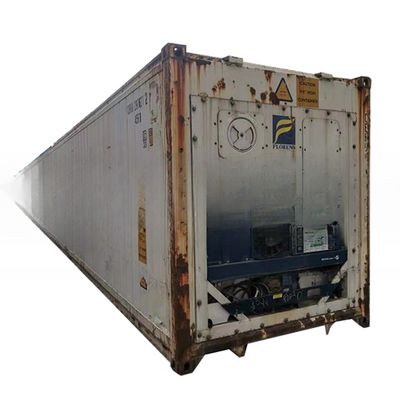 Χρησιμοποιούμενο 20ft ψυγείο Reefer φορτηγό δοχείο με εξωτερικές διαστάσεις 6058 x 2438 x 2591 mm