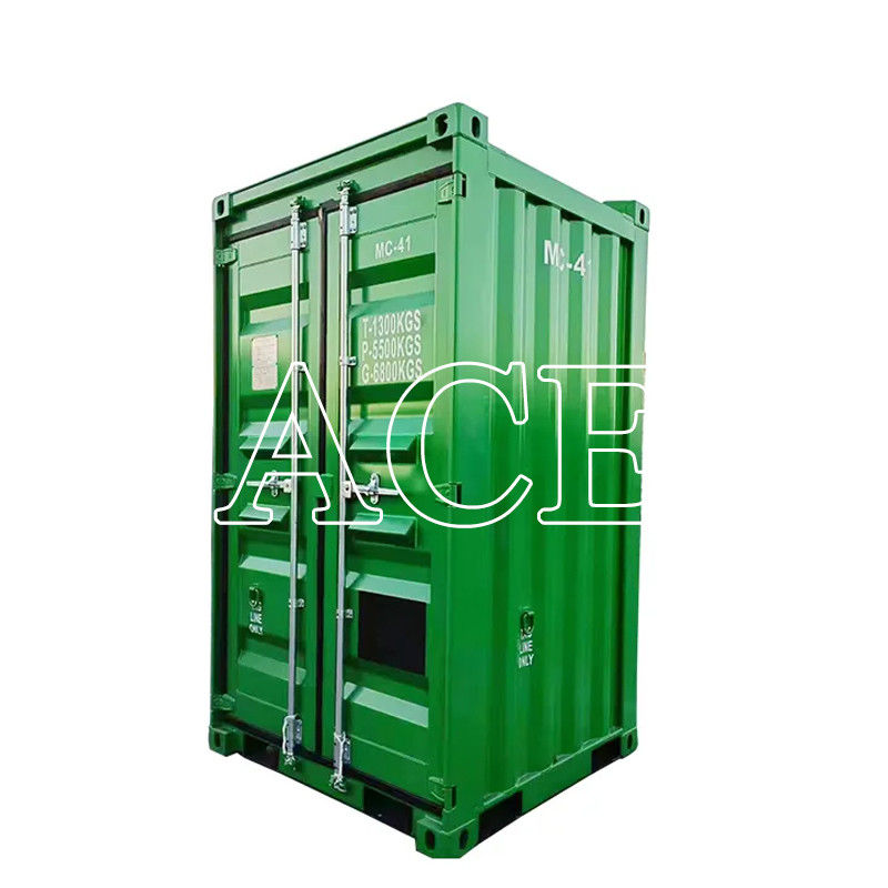 6ft DNV 2.7-1 Standard Cargo Carrying Units CCU Κλειστό κουτί γεώτρησης 6 πόδια Mini Offshore Container Sling Set Προαιρετικό