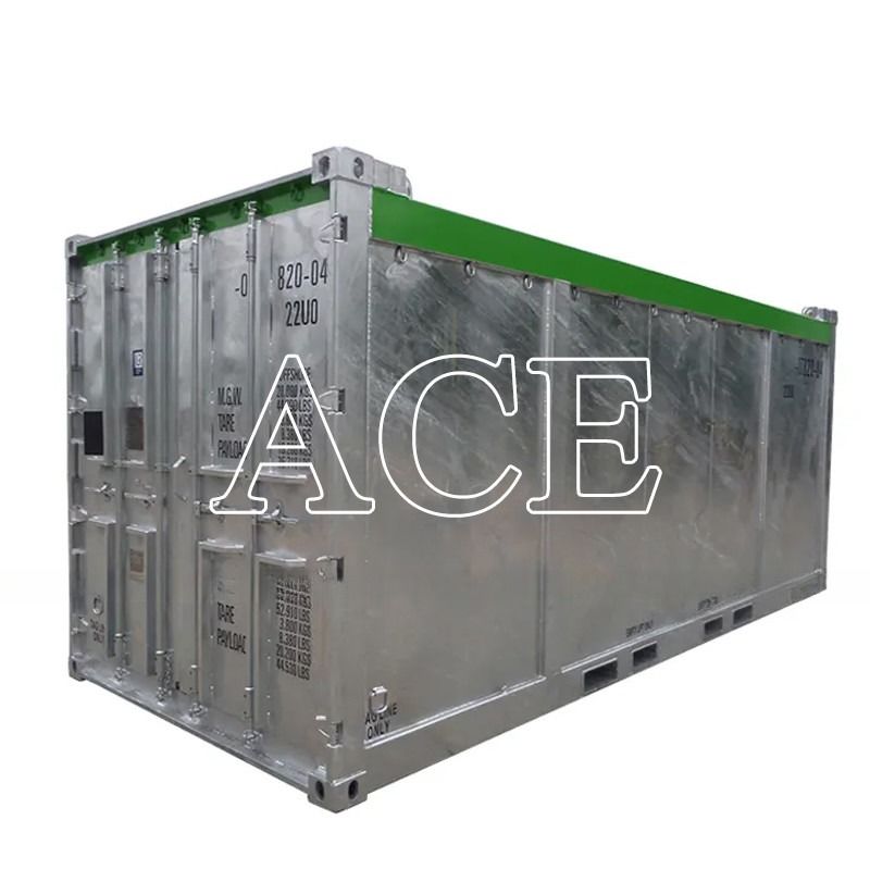 Corten-A 20ft DNV 2.7-1 Standard Open Top Hard Dry Cargo Offshore Container με πιστοποιητικό BV DNV 31cbm χωρητικότητα