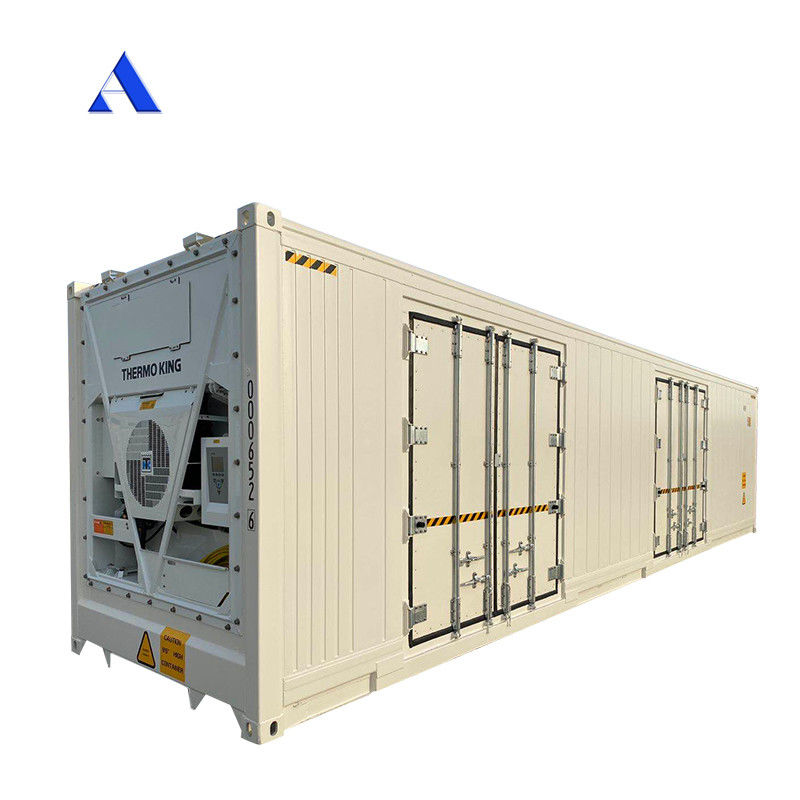 40ft ανοιχτή πλευρά πόρτα ψυγείο Reefer κοντέινερ Το τέλειο κοντέινερ για τη μεταφορά φρέσκων αγαθών