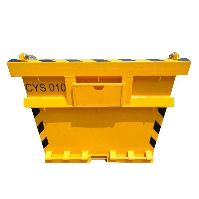 13ft DNV 2.7-1 Standard Steel Container Boat Offshore Drilling Waste Skip BV Πιστοποιημένο μήκος 13ft Στροφή ανύψωσης 45C
