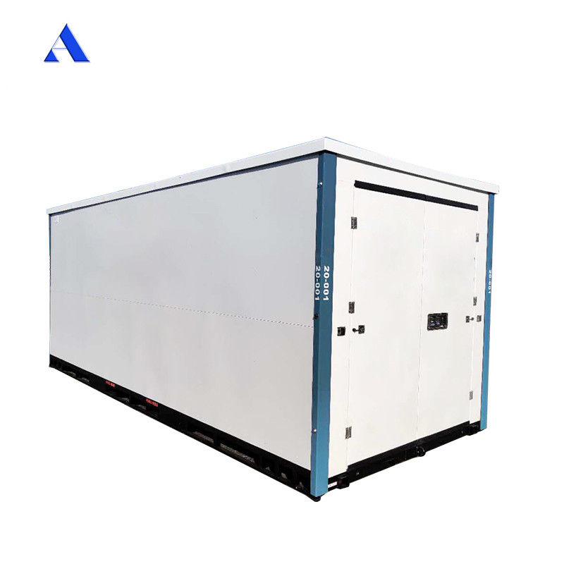 Ζυγισμένο 3m 4m 6m 20ft Flat Pack κινητή αποθήκευση φορητή αναδιπλούμενη αυτο αποθήκευση δοχείο για την αποδοτικότητα του χώρου