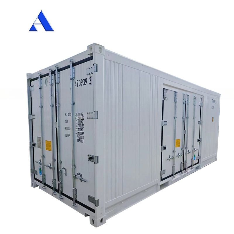 Κλιματιστή μεταφοράς 20ft Reefers Container με πλευρική πόρτα Αλουμίνιο κάτω Θερμο βασιλιάς ψυγείο