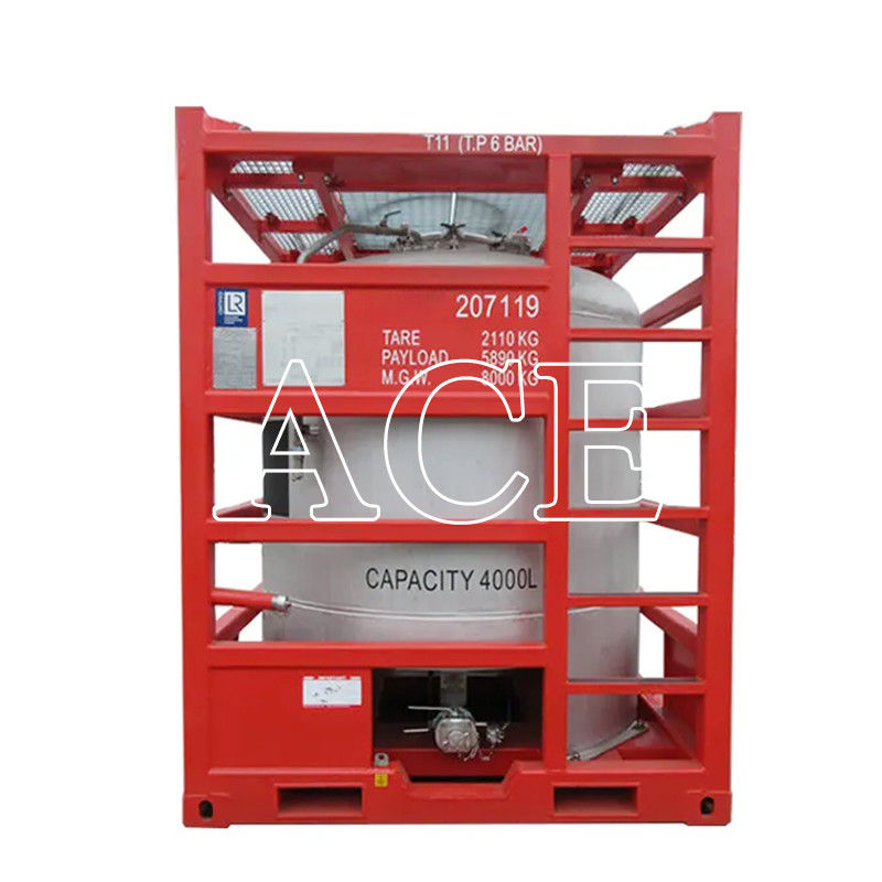 2900L-5000L χωρητικότητα κατακόρυφη offshore δεξαμενή δοχείου με το πλαίσιο ανύψωσης συγκόλληση συγκόλληση συγκόλληση καθαρισμός οξέος και παθητικοποίηση φινίρισμα