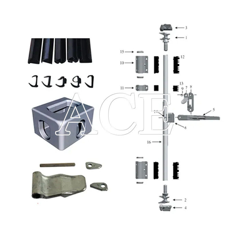 Επαγγελματίας ISO Marine 20ft 40ft Shipping Container ανταλλακτικά και αξεσουάρ με σκληρό ξύλινο υλικό δαπέδου