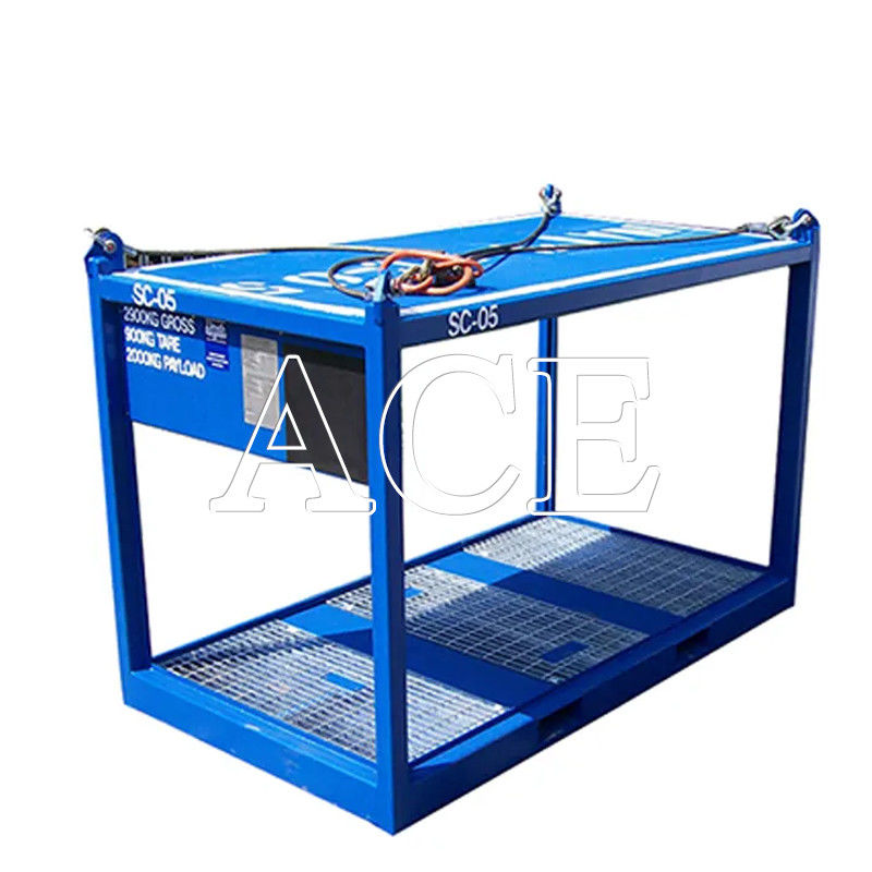 10ft DNV 2.7-1 Offshore Container Equipment Lifting Frame Skid κατασκευασμένο κατά παραγγελία με εσωτερικές διαστάσεις 2700 x 2000 x 1900 mm