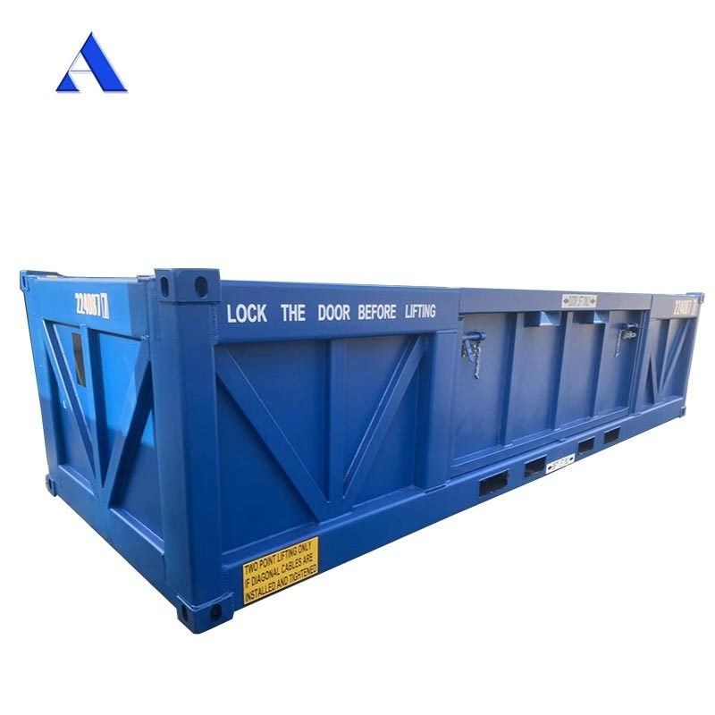 DNV 2.7-1 / ISO 10855 Πρότυπο 6.6m Offshore Cargo Basket με 4 πόδια κατασκευασμένο από χάλυβα Corten και πιστοποιημένο από BV