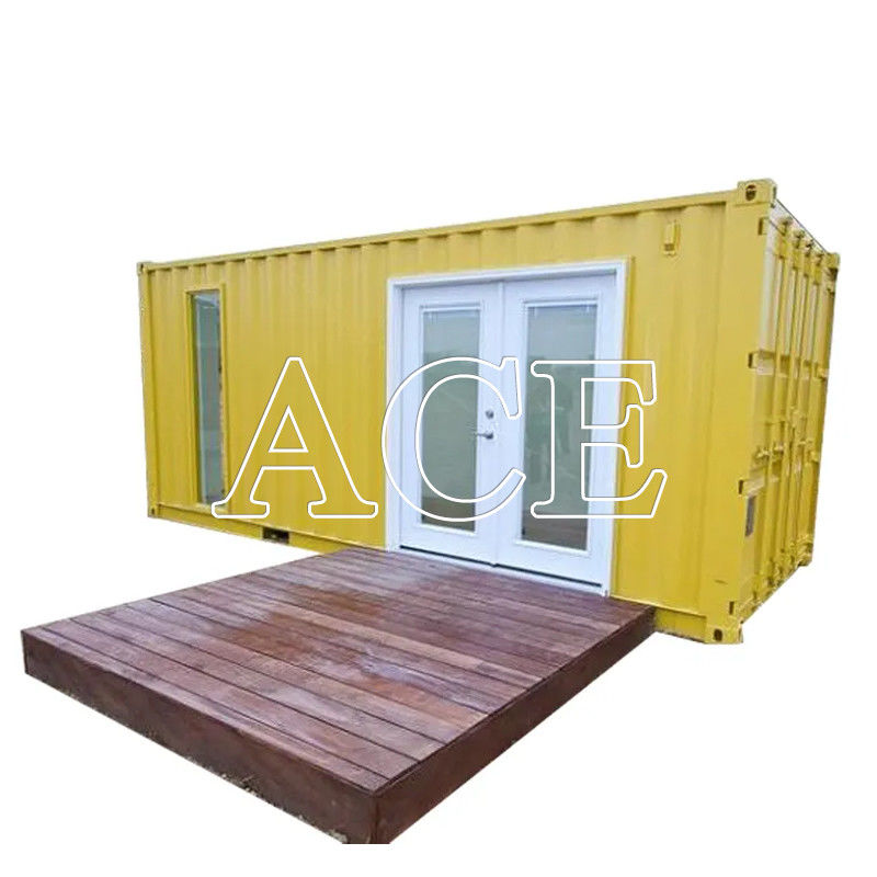 Προσαρμοσμένο Luxury Prefab Container House Ευέλικτο σχέδιο με παράθυρο αλουμινίου και 20ft Shipping Container