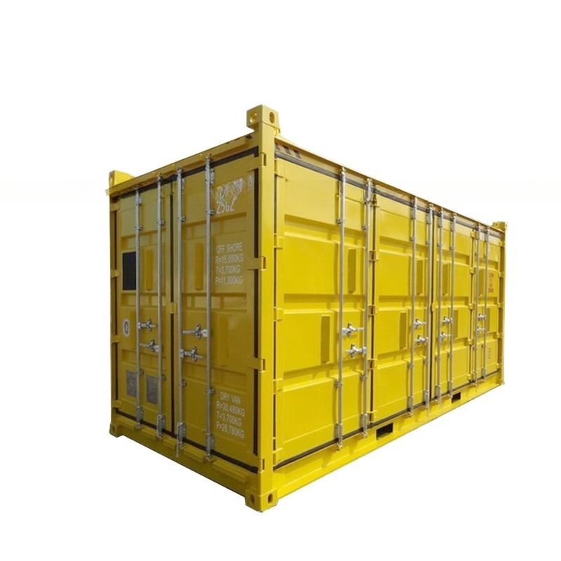 Προσαρμοσμένο DNV 2.7-1 Standard 20ft HC ξηρό δοχείο 20 πόδια υψηλό κύβος Offshore δοχείο με 2 πλευρικές πόρτες χωρητικότητα 33,5 CBM