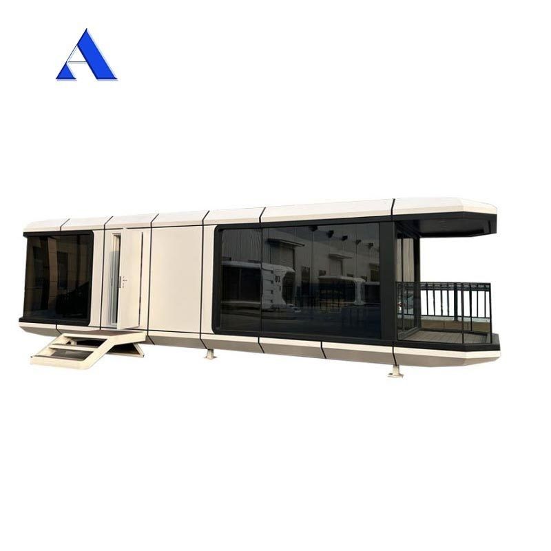 2024 Prefab Luxury Modular Modern Apple Cabin Space Capsule Container House Maison Capsule Spatiale για το Mgo Board και το δάπεδο PVC
